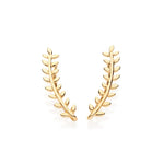 Brinco Folha de Arruda Rommanel Banhado a Ouro 18K – Design Natural e Sofisticado - Joias Rommanel | YouBeauty - Brincos, Colares e Anéis com Frete Grátis