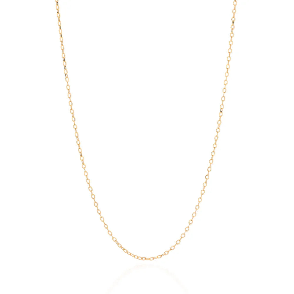 Cordão Rommanel Fino de Elo Cadeado Laminado em Ouro 18K – 80 cm - Joias Rommanel | YouBeauty - Brincos, Colares e Anéis com Frete Grátis