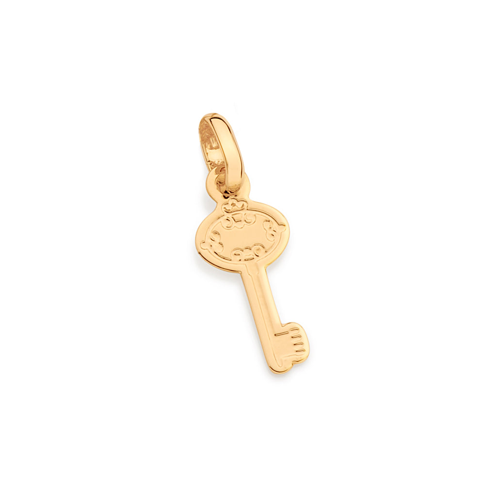 Pingente Chave Rommanel Banhado a Ouro 18K – Design Delicado e Elegante