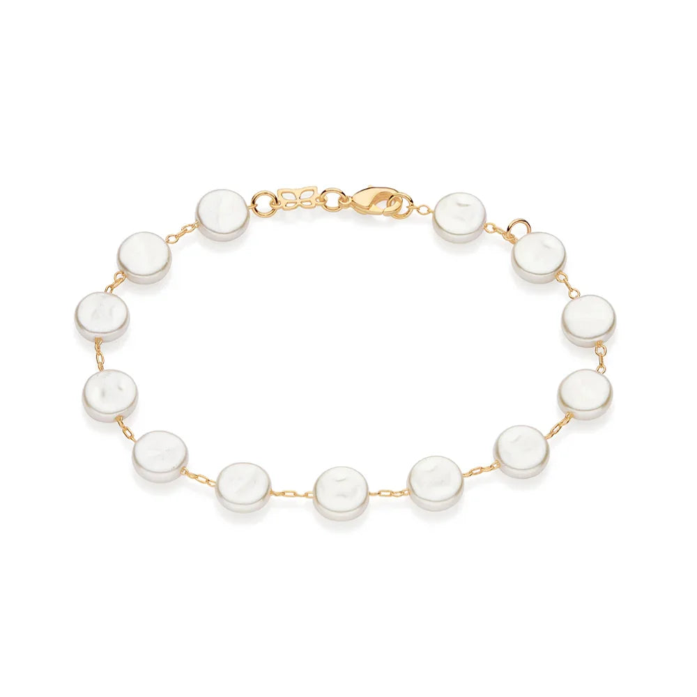 Pulseira Rommanel com 13 Pérolas Barrocas Sintéticas – Ajustável e Exclusiva Ana Hickmann - Joias Rommanel | YouBeauty - Brincos, Colares e Anéis com Frete Grátis