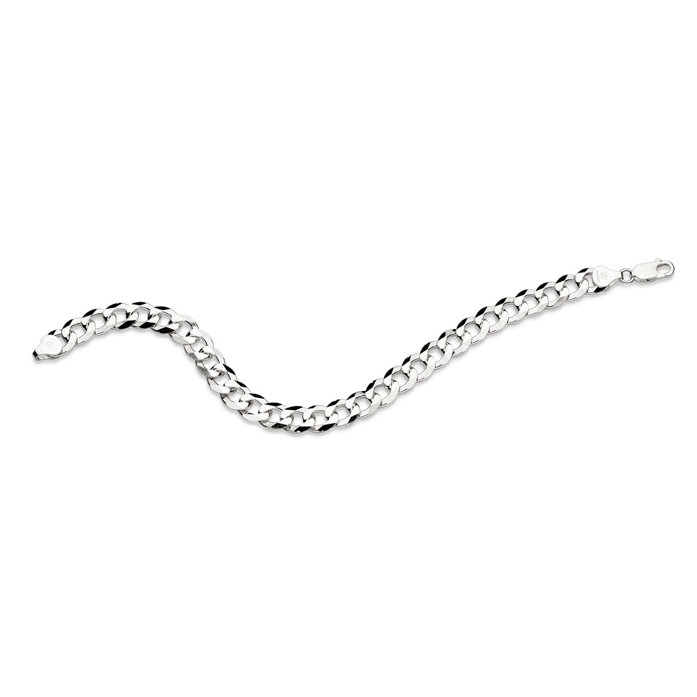 Pulseira Rommanel de Elo Groumet Fino 1,3 mm em Prata – Design Elegante e Sofisticado