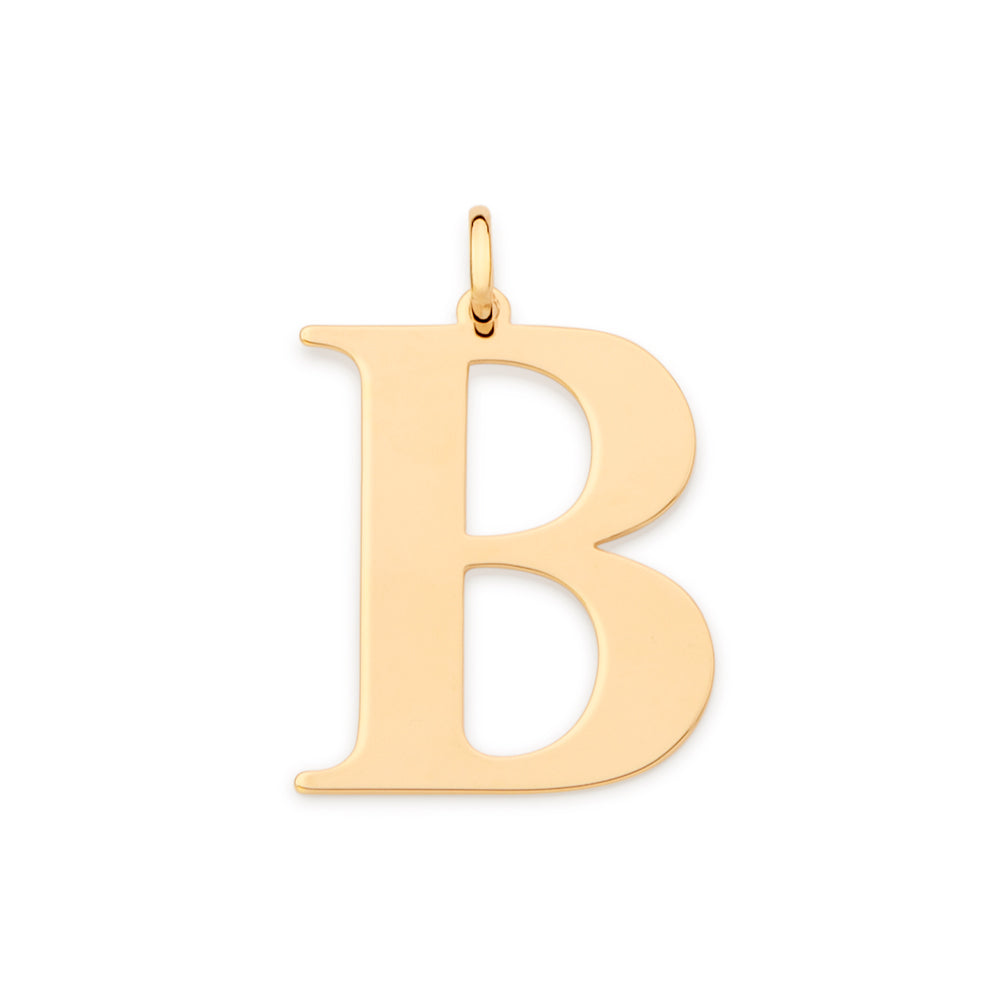 Pingente Maxi Letra Rommanel Banhado a Ouro 18K – Coleção Giovanna Antonelli Exclusiva
