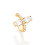 Brinco Piercing Rommanel de Pressão Cravejado com Zircônias Gota e Redondas – Joia Licenciada Giovanna Antonelli - Joias Rommanel | YouBeauty - Brincos, Colares e Anéis com Frete Grátis