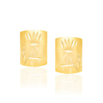 Brinco Quadrado Diamantado Rommanel em Ouro 18K – Detalhes de Casa, Folhagem e Sol - Joias Rommanel | YouBeauty - Brincos, Colares e Anéis com Frete Grátis