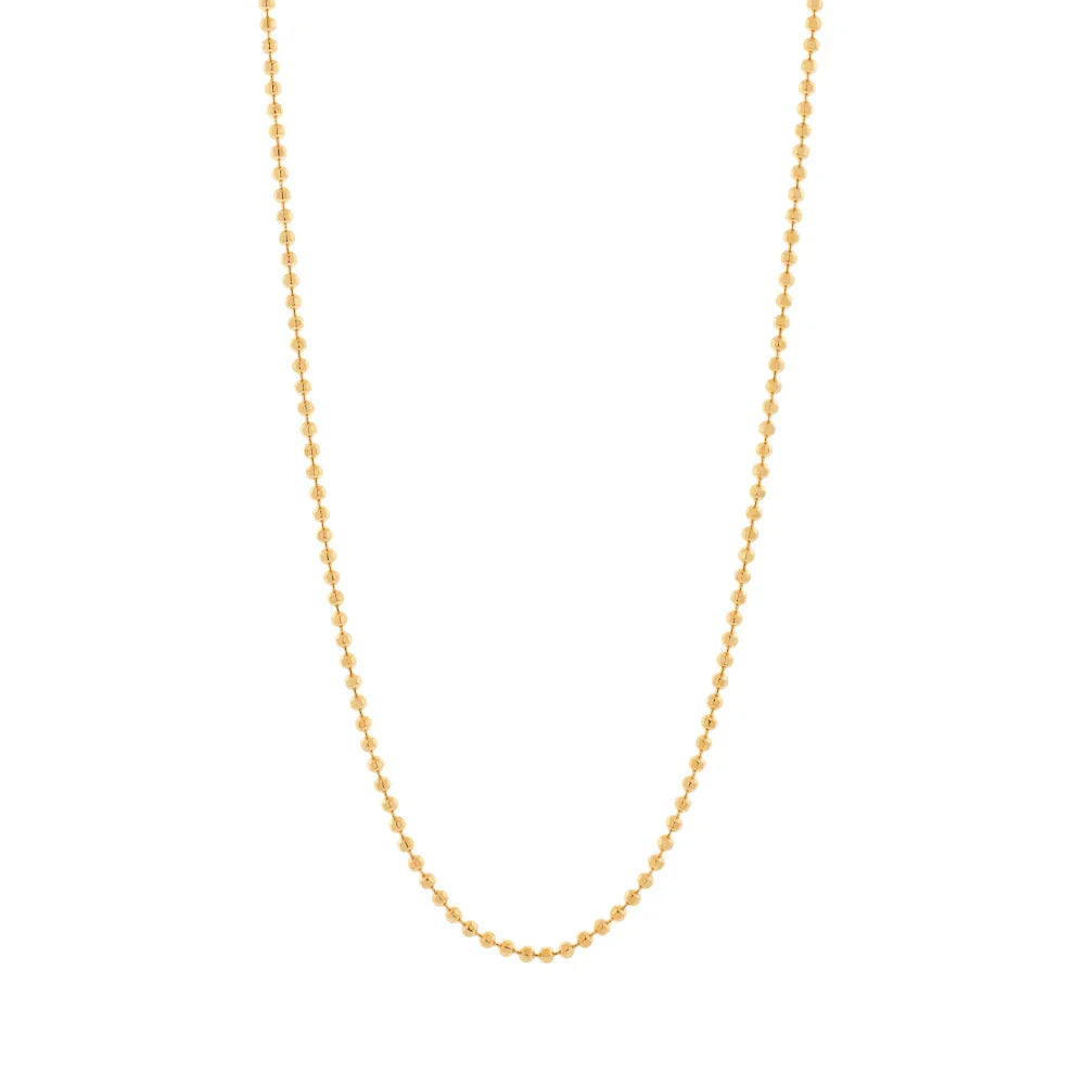 Gargantilha Cordão de Bolinhas Rommanel Banhada a Ouro 18K – Design Diamantado 50 cm - Joias Rommanel | YouBeauty - Brincos, Colares e Anéis com Frete Grátis