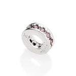 Pingente Berloque Stopper Rommanel Cravejado com 12 Zircônias Lilás em Prata – Design Delicado e Brilhante - Joias Rommanel | YouBeauty - Brincos, Colares e Anéis com Frete Grátis