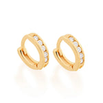 Brinco Argola Rommanel com 10 Zircônias Cravejadas em Ouro 18K – Design Delicado e Sofisticado - Joias Rommanel | YouBeauty - Brincos, Colares e Anéis com Frete Grátis