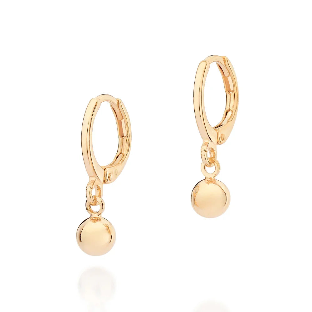 Brinco Argola com Esferas 5mm Rommanel em Ouro 18K – Design Sofisticado e Feminino - Joias Rommanel | YouBeauty - Brincos, Colares e Anéis com Frete Grátis