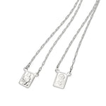 Escapulário Rommanel com Medalhas de Nossa Senhora do Carmo e Sagrado Coração em Corrente Elo Cadeado 65 cm – Design Religioso Exclusivo - Joias Rommanel | YouBeauty - Brincos, Colares e Anéis com Frete Grátis