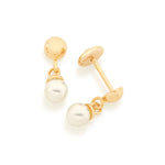 Brinco Infantil Rommanel com Pérola Sintética em Ouro 18K – Design Delicado e Seguro - Joias Rommanel | YouBeauty - Brincos, Colares e Anéis com Frete Grátis