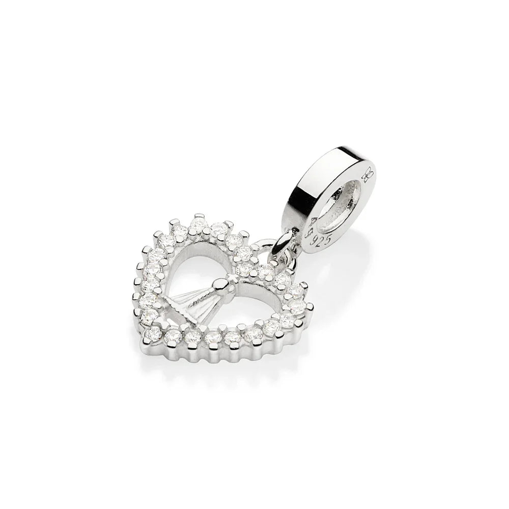 Pingente Coração Rommanel com Zircônias e Nossa Senhora Aparecida em Prata – Detalhe Cravejado Premium - Joias Rommanel | YouBeauty - Brincos, Colares e Anéis com Frete Grátis