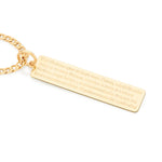 Pingente Retangular Rommanel com Oração do Pai Nosso em Ouro 18K – Design Religioso Exclusivo - Joias Rommanel | YouBeauty - Brincos, Colares e Anéis com Frete Grátis
