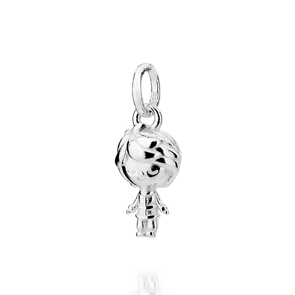Pingente Menino Rommanel em Prata 2 cm x 0,8 cm – Design Delicado e Sofisticado