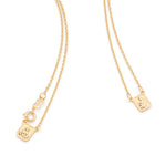 Escapulário Rommanel com Medalhas Coração de Jesus e N.S do Carmo em Corrente de Elo Cadeado – Elegância e Fé Premium - Joias Rommanel | YouBeauty - Brincos, Colares e Anéis com Frete Grátis