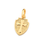 Pingente Escudo Rommanel com Cruz ao Centro em Banho Ouro 18K – Design Sofisticado - Joias Rommanel | YouBeauty - Brincos, Colares e Anéis com Frete Grátis