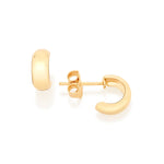 Brinco Meia Argola Rommanel Banhado a Ouro 18K – Design Delicado e Elegante - Joias Rommanel | YouBeauty - Brincos, Colares e Anéis com Frete Grátis
