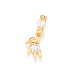 Pingente Menino Rommanel com Zircônias Carrê e Coração em Banho Ouro 18K – Design Delicado e Sofisticado - Joias Rommanel | YouBeauty - Brincos, Colares e Anéis com Frete Grátis