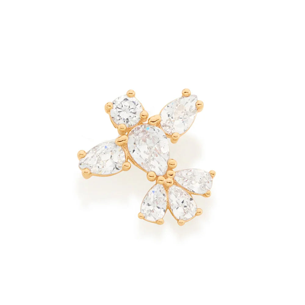 Pingente Espírito Santo Rommanel com Zircônias em Banho Ouro 18K – Detalhe Cravejado e Elegante - Joias Rommanel | YouBeauty - Brincos, Colares e Anéis com Frete Grátis