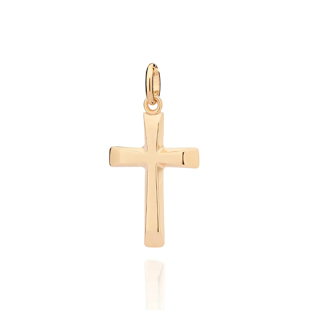 Pingente Cruz Rommanel Banhado a Ouro 18K – Design Elegante e Sofisticado - Joias Rommanel | YouBeauty - Brincos, Colares e Anéis com Frete Grátis