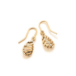 Brinco Gota Diamantada Rommanel em Banho de Ouro 18K – Detalhes Vazados Elegantes - Joias Rommanel | YouBeauty - Brincos, Colares e Anéis com Frete Grátis