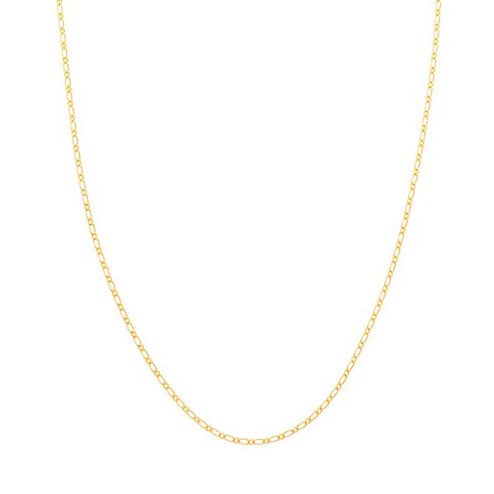 Gargantilha Fio Alternado 1x1 42cm Rommanel Banhada Ouro 18K – Acabamento Lixado Premium - Joias Rommanel | YouBeauty - Brincos, Colares e Anéis com Frete Grátis