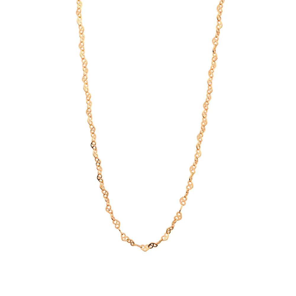 Gargantilha Rommanel com Corrente de Elos Coração Infinito em Ouro 18K – Design Delicado Fio 0,30 mm 42 cm - Joias Rommanel | YouBeauty - Brincos, Colares e Anéis com Frete Grátis