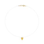 Gargantilha Rommanel com Zircônia Triangular de 6 mm em Fio de Nylon – Cores Exclusivas Variadas - Joias Rommanel | YouBeauty - Brincos, Colares e Anéis com Frete Grátis