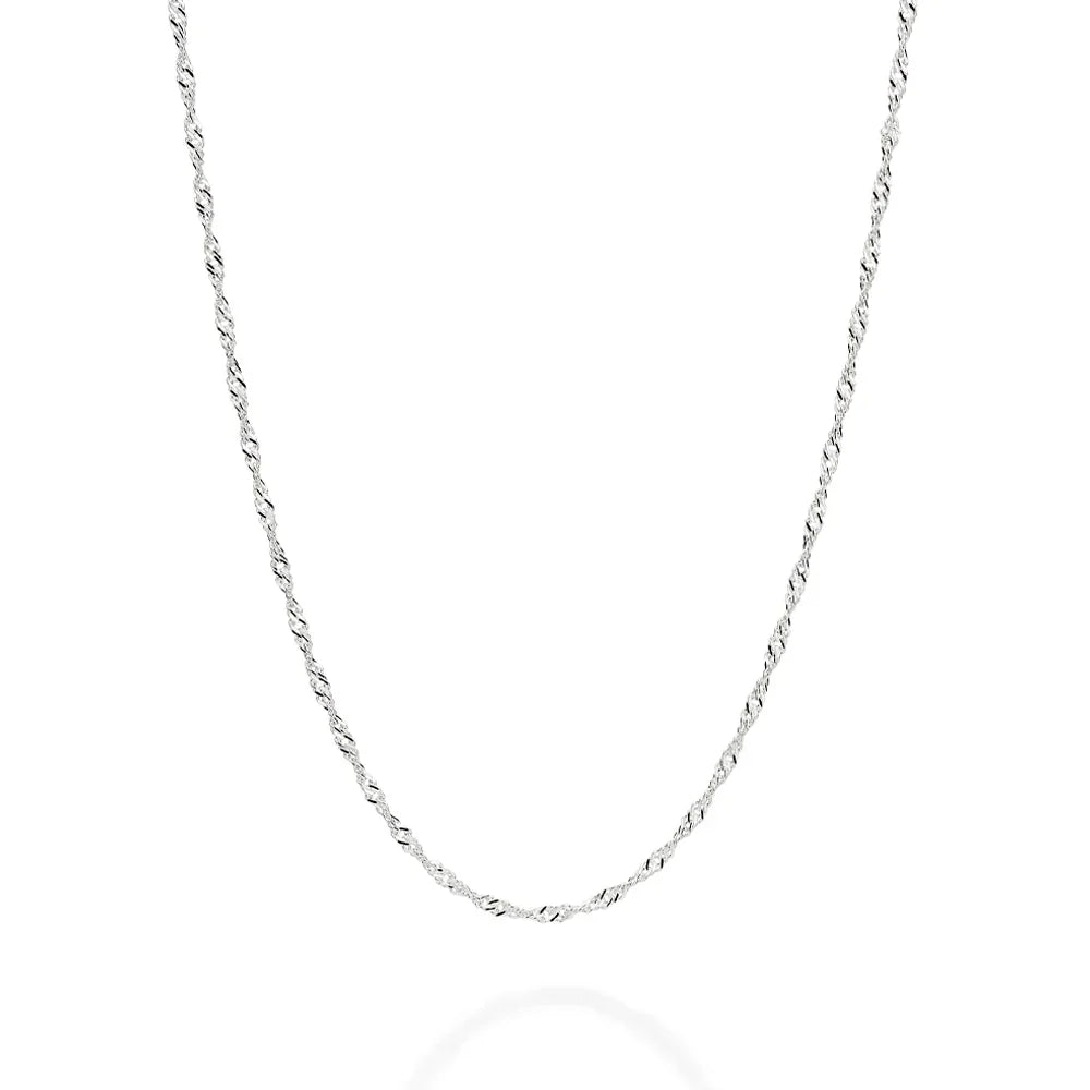 Gargantilha Rommanel Corrente Singapura 0,30 mm 60 cm – Design Fino e Elegante - Joias Rommanel | YouBeauty - Brincos, Colares e Anéis com Frete Grátis