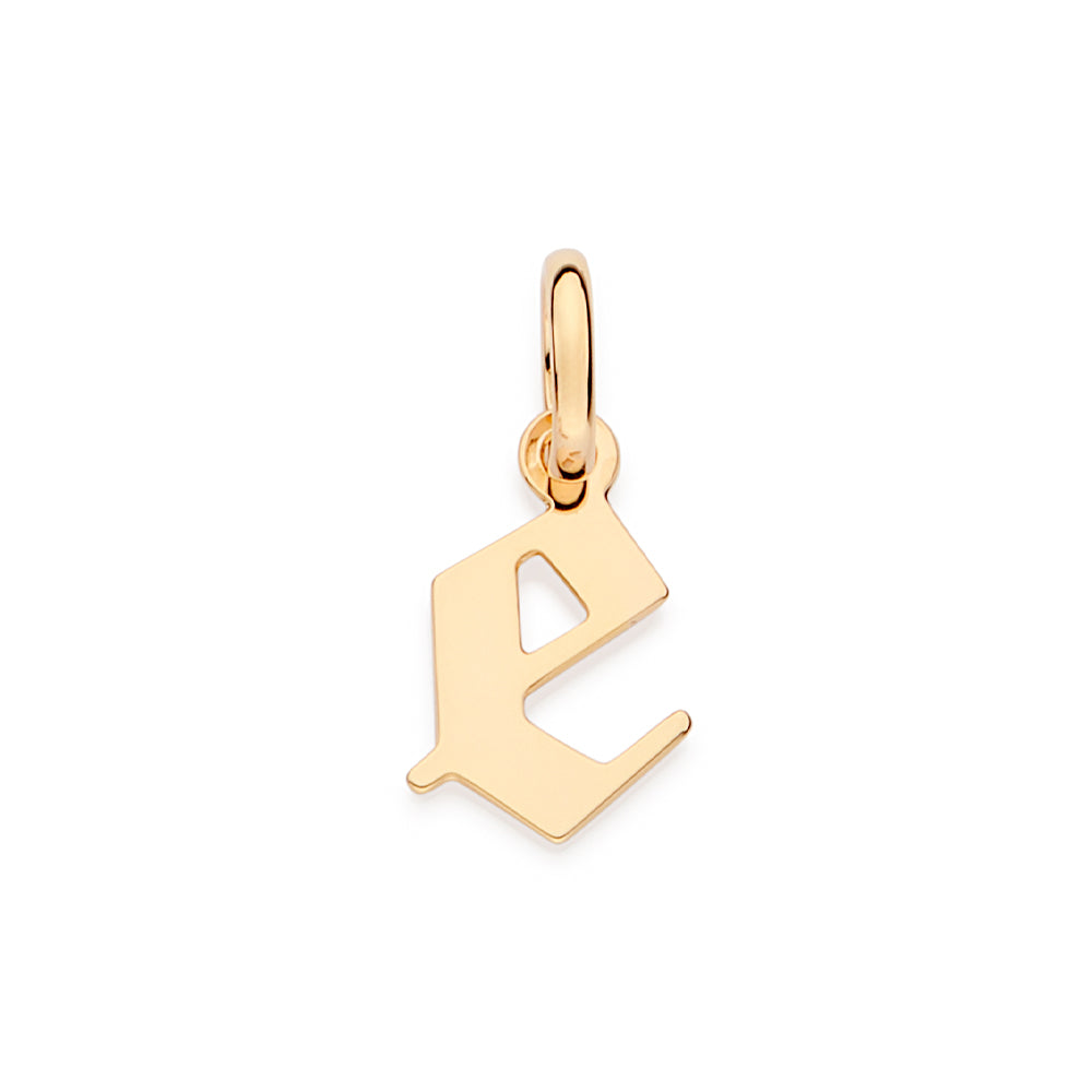Pingente Letra Gótica Rommanel Banhado a Ouro 18K – Design Exclusivo e Sofisticado