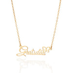 Gargantilha Rommanel de Elo Cadeado com Pingente Gratidão e Borboleta Vazada – Ajustável 45 a 50 cm - Joias Rommanel | YouBeauty - Brincos, Colares e Anéis com Frete Grátis