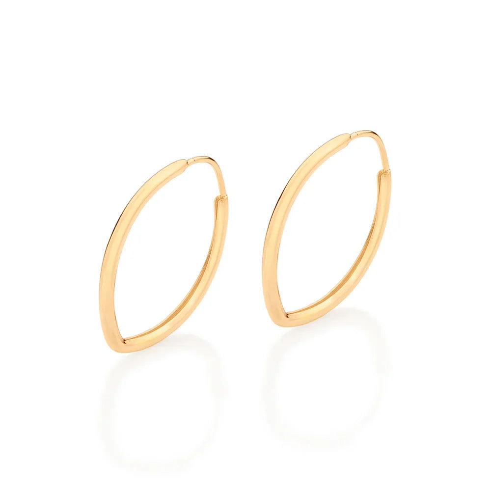 Brinco Argola Oval Médio Rommanel Banhado a Ouro 18K – Design Clássico e Elegante - Joias Rommanel | YouBeauty - Brincos, Colares e Anéis com Frete Grátis