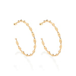 Brinco Meia Argola Rommanel com Aro Torcido e Trabalhado em Ouro 18K – Design Sofisticado - Joias Rommanel | YouBeauty - Brincos, Colares e Anéis com Frete Grátis