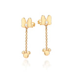 Brinco Pêndulo Rommanel com Rosto Minnie Abaulado e Laço Cravejado de Zircônias em Ouro 18K – Design Exclusivo e Delicado - Joias Rommanel | YouBeauty - Brincos, Colares e Anéis com Frete Grátis