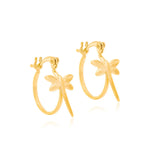 Brinco Argola Rommanel com Libélula e Detalhes Diamantados em Ouro 18K – Design Delicado e Sofisticado - Joias Rommanel | YouBeauty - Brincos, Colares e Anéis com Frete Grátis