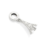 Pingente Berloque Torre Eiffel Rommanel em Prata – Design Delicado Pendurado - Joias Rommanel | YouBeauty - Brincos, Colares e Anéis com Frete Grátis