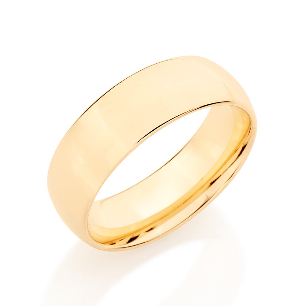 Aliança Anatômica Lisa Rommanel Banhada a Ouro 18K – Conforto e Durabilidade Premium