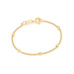 Pulseira Rommanel com Bolinhas de 4 mm em Ouro 18K – Design Delicado e Elegante - Joias Rommanel | YouBeauty - Brincos, Colares e Anéis com Frete Grátis
