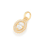 Pingente Oval Rommanel com 25 Zircônias Cravejadas em Ouro 18K – Design Brilhante e Sofisticado - Joias Rommanel | YouBeauty - Brincos, Colares e Anéis com Frete Grátis