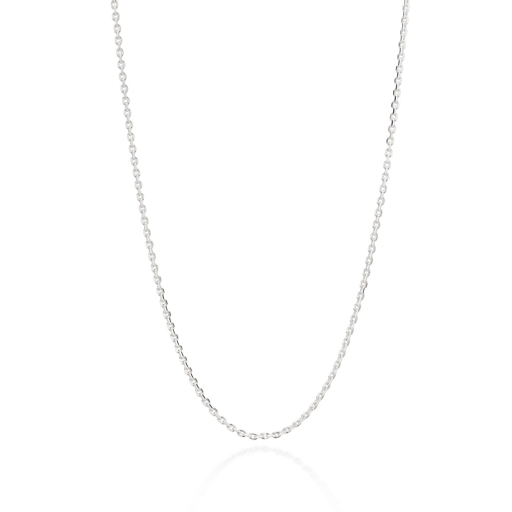Gargantilha Rommanel Corrente Elo Cadeado Fio 0,50 mm – Elegância e Delicadeza 40 cm
