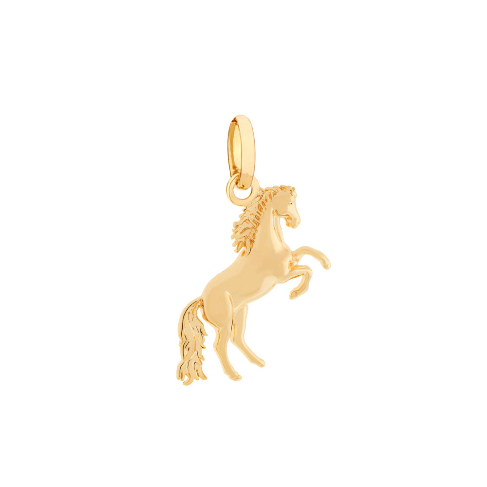 Pingente Cavalo Rommanel Banhado a Ouro 18K – Design Detalhado e Sofisticado