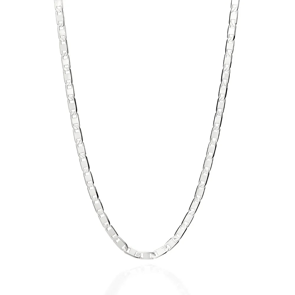 Cordão Rommanel de Elos Piastrine Fio 0,50 mm em Prata – Comprimento 70 cm - Joias Rommanel | YouBeauty - Brincos, Colares e Anéis com Frete Grátis