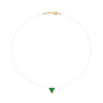 Gargantilha Rommanel com Zircônia Triangular de 6 mm em Fio de Nylon – Cores Exclusivas Variadas - Joias Rommanel | YouBeauty - Brincos, Colares e Anéis com Frete Grátis