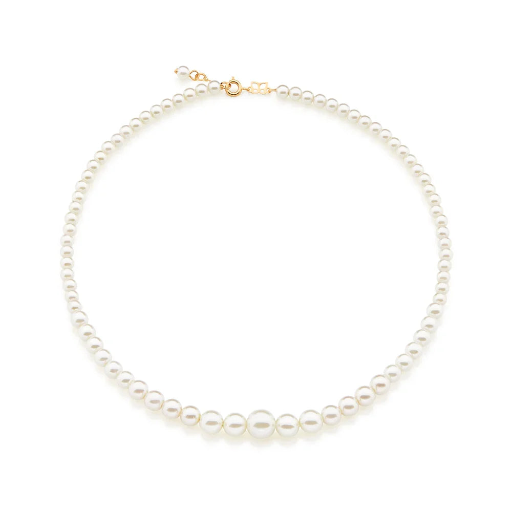 Gargantilha Rommanel com Pérolas Sintéticas Multitamanhos – Design Exclusivo Ajustável - Joias Rommanel | YouBeauty - Brincos, Colares e Anéis com Frete Grátis