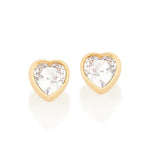 Brinco Solitário Rommanel com Zircônia em Formato de Coração – Design Delicado e Sofisticado - Joias Rommanel | YouBeauty - Brincos, Colares e Anéis com Frete Grátis