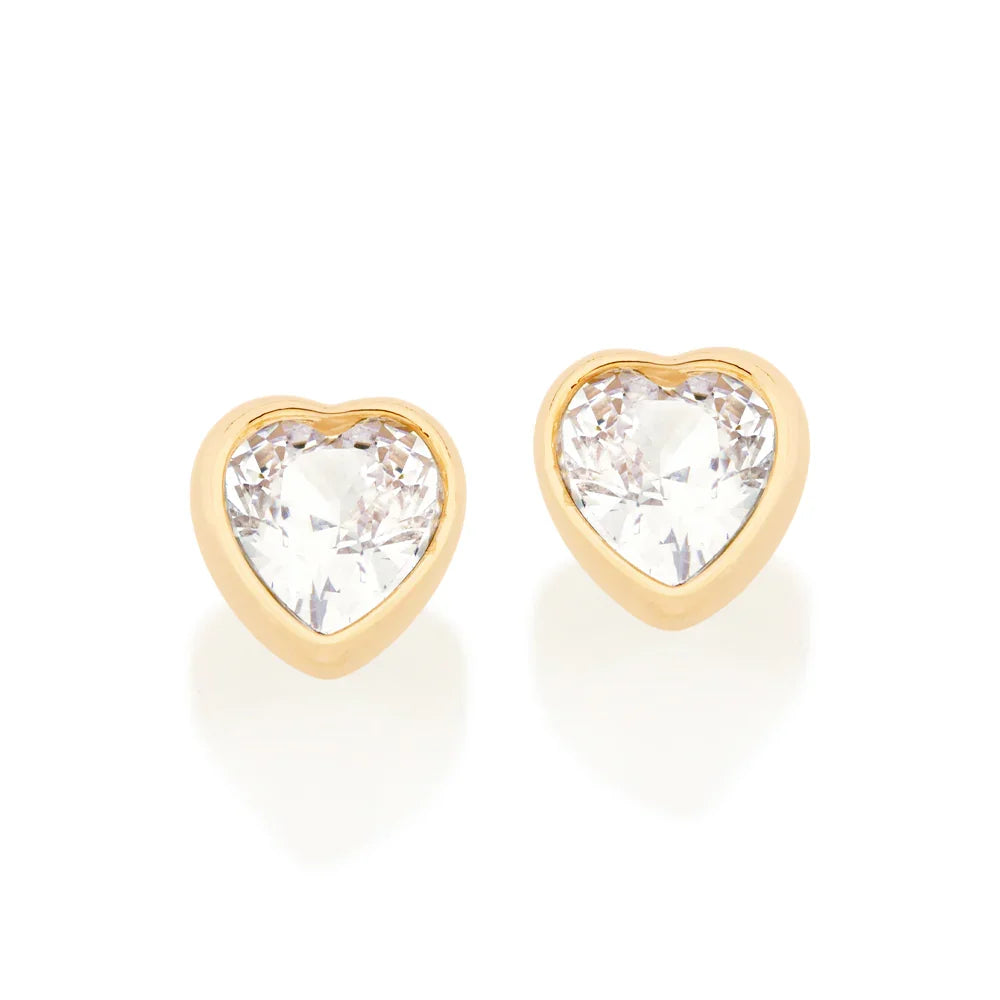 Brinco Solitário Rommanel com Zircônia em Formato de Coração – Design Delicado e Sofisticado - Joias Rommanel | YouBeauty - Brincos, Colares e Anéis com Frete Grátis