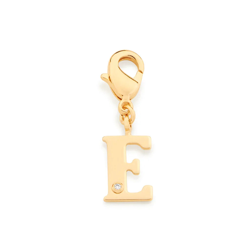 Pingente Berloque Letra Rommanel com Zircônia em Ouro 18K – Fecho Lagosta Delicado - Joias Rommanel | YouBeauty - Brincos, Colares e Anéis com Frete Grátis