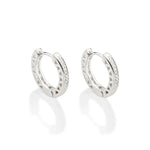 Brinco Argola Cravejada Rommanel com 26 Zircônias em Prata – Design Delicado 1,4 cm - Joias Rommanel | YouBeauty - Brincos, Colares e Anéis com Frete Grátis