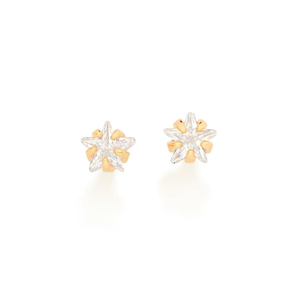 Brinco Segundo Furo Rommanel com 2 Zircônias Estrela em Ouro 18K – Edição Giovanna Antonelli - Joias Rommanel | YouBeauty - Brincos, Colares e Anéis com Frete Grátis