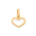 Pingente Rommanel em Formato de Coração Vazado – Banho Ouro 18K Delicado e Elegante - Joias Rommanel | YouBeauty - Brincos, Colares e Anéis com Frete Grátis