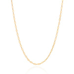 Cordão Rommanel de Corrente com Elos Batidos em Ouro 18K – 60 cm Elegante - Joias Rommanel | YouBeauty - Brincos, Colares e Anéis com Frete Grátis